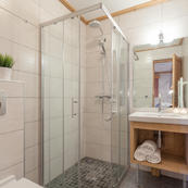 Chalet Covie's smart shower rooms.