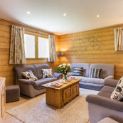 Chalet Les Sauges offers extra space with a 2nd living room.