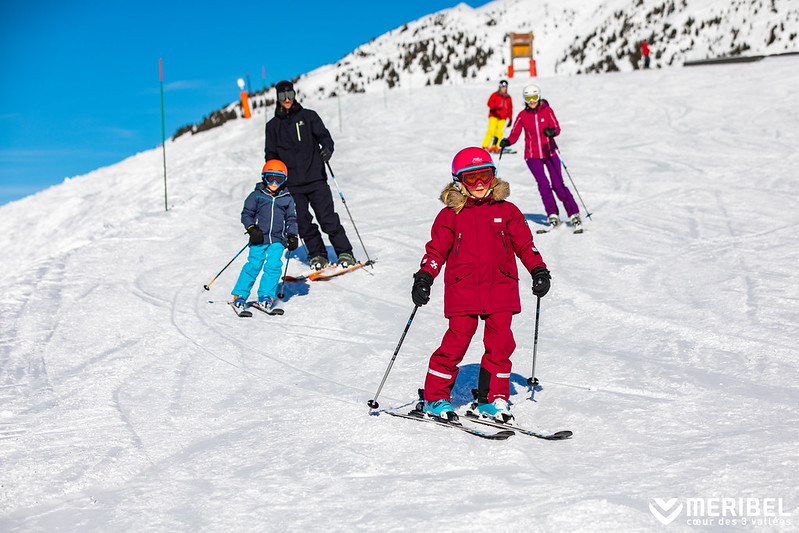Technical skills and thrills when learning to ski.