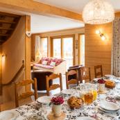 A very comfortable and spacious catered chalet.