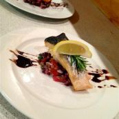 Fresh salmon tonight.