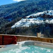 Chalet Les Sauges has it all: Hot tub = Tick Steam Room = Tick Sauna = Tick Wellness area = Tick