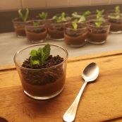 A very 'chocolaty' mousse for one of your evening desserts