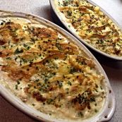 We love the local mountain speciality tartiflette.